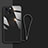 Silicone Frame Mirror Case Cover M08 for Apple iPhone 13 Mini Black