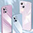 Silicone Frame Mirror Case Cover M08 for Apple iPhone 14