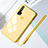Silicone Frame Mirror Case Cover T01 for Huawei Honor 20 Pro Yellow