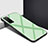 Silicone Frame Mirror Case Cover T01 for Huawei Honor Play4 5G Matcha Green