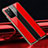 Silicone Frame Mirror Case Cover T01 for Huawei Honor X10 5G Red