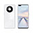 Silicone Frame Mirror Case Cover T01 for Huawei Mate 40 Pro White