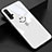 Silicone Frame Mirror Case Cover T01 for Huawei Nova 5T White