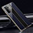 Silicone Frame Mirror Case Cover T01 for Huawei Nova 7 SE 5G Black