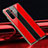 Silicone Frame Mirror Case Cover T01 for Huawei Nova 7 SE 5G Red