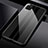 Silicone Frame Mirror Case Cover T01 for Huawei Nova 7i Black