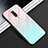 Silicone Frame Mirror Case Cover T01 for OnePlus 8 Pink