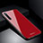 Silicone Frame Mirror Case Cover T01 for Oppo Find X2 Lite Red