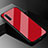 Silicone Frame Mirror Case Cover T01 for Samsung Galaxy Note 10 5G Red