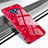 Silicone Frame Mirror Case Cover T01 for Samsung Galaxy Note 9 Red