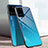 Silicone Frame Mirror Case Cover T01 for Samsung Galaxy S20 Ultra 5G Blue