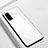 Silicone Frame Mirror Case Cover T01 for Samsung Galaxy S20 White