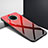Silicone Frame Mirror Case Cover T01 for Xiaomi Mi 10i 5G Red
