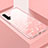 Silicone Frame Mirror Case Cover T03 for Huawei Nova 5 Pro Pink