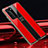 Silicone Frame Mirror Case Cover T04 for Huawei P40 Pro Red