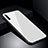 Silicone Frame Mirror Case Cover T04 for Samsung Galaxy A90 5G White