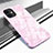 Silicone Frame Mirror Case Cover T05 for Apple iPhone 11 Pink