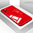 Silicone Frame Mirror Case Cover T05 for Apple iPhone 11 Pro Max Red