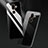 Silicone Frame Mirror Case Cover with Finger Ring Stand for Nokia 7 Plus