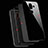 Silicone Frame Mirror Case Cover with Finger Ring Stand for Nokia 7 Plus