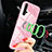 Silicone Frame Mirror Case Cover with Magnetic Finger Ring Stand T02 for Huawei Nova 5