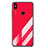 Silicone Frame Mirror Gradient Case Cover for Xiaomi Mi 6X Red