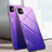 Silicone Frame Mirror Rainbow Gradient Case Cover for Apple iPhone 11 Purple