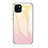 Silicone Frame Mirror Rainbow Gradient Case Cover for Apple iPhone 13 Yellow