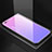 Silicone Frame Mirror Rainbow Gradient Case Cover for Apple iPhone 6S Purple