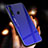 Silicone Frame Mirror Rainbow Gradient Case Cover for Huawei Enjoy 9s Blue