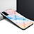 Silicone Frame Mirror Rainbow Gradient Case Cover for Huawei Enjoy Z 5G Orange