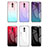 Silicone Frame Mirror Rainbow Gradient Case Cover for Huawei G10