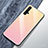 Silicone Frame Mirror Rainbow Gradient Case Cover for Huawei Honor 20