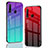 Silicone Frame Mirror Rainbow Gradient Case Cover for Huawei Honor 20 Lite