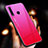 Silicone Frame Mirror Rainbow Gradient Case Cover for Huawei Honor 20 Lite Hot Pink