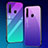 Silicone Frame Mirror Rainbow Gradient Case Cover for Huawei Honor 20i