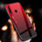 Silicone Frame Mirror Rainbow Gradient Case Cover for Huawei Honor 20i Red