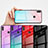 Silicone Frame Mirror Rainbow Gradient Case Cover for Huawei Honor 8X Max