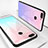 Silicone Frame Mirror Rainbow Gradient Case Cover for Huawei Honor 9i