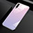 Silicone Frame Mirror Rainbow Gradient Case Cover for Huawei Honor 9X Pro Pink