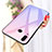 Silicone Frame Mirror Rainbow Gradient Case Cover for Huawei Honor Play