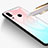 Silicone Frame Mirror Rainbow Gradient Case Cover for Huawei Honor Play