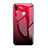 Silicone Frame Mirror Rainbow Gradient Case Cover for Huawei Honor Play Red