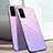 Silicone Frame Mirror Rainbow Gradient Case Cover for Huawei Honor V30 Pro 5G Pink