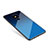 Silicone Frame Mirror Rainbow Gradient Case Cover for Huawei Mate 20 Blue