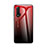 Silicone Frame Mirror Rainbow Gradient Case Cover for Huawei Nova 6 5G Red