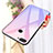 Silicone Frame Mirror Rainbow Gradient Case Cover for Huawei P Smart