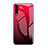 Silicone Frame Mirror Rainbow Gradient Case Cover for Huawei P20 Pro Red