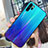 Silicone Frame Mirror Rainbow Gradient Case Cover for Huawei P30 Pro