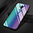 Silicone Frame Mirror Rainbow Gradient Case Cover for LG G7